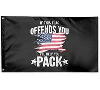 Si ce vous offense, je vous aiderai à emballer le Drapeau 3x5 3x5 Ft Bannière