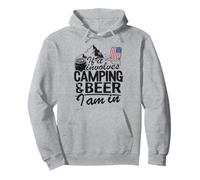 Si Cela implique du Camping et de la bière, Je suis en Train de Boire Un Camping-Car Sweat à Capuche
