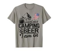 Si Cela implique du Camping et de la bière, Je suis en Train de Boire Un Camping-Car T-Shirt