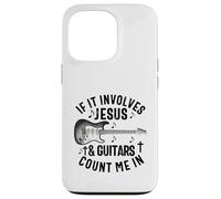 Si Cela implique Jésus et Les Guitares, comptez Le Guitariste chrétien Coque pour iPhone 13 Pro