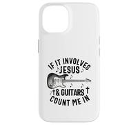 Si Cela implique Jésus et Les Guitares, comptez Le Guitariste chrétien Coque pour iPhone 14