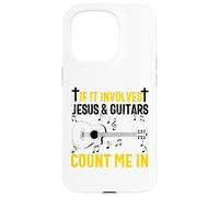 Si Cela implique Jésus et Les Guitares, comptez Le Guitariste chrétien Coque pour iPhone 15 Pro