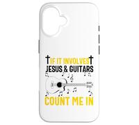 Si Cela implique Jésus et Les Guitares, comptez Le Guitariste chrétien Coque pour iPhone 16