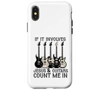Si Cela implique Jésus et Les Guitares, comptez Le Guitariste chrétien Coque pour iPhone X/XS