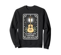 Si Cela implique Jésus et Les Guitares, comptez sur Moi dans Christian Musik Sweatshirt