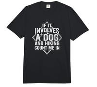 Si Cela implique Un Chien et la randonnée, comptez sur Moi | I Love Hiking Comfort Colors Adult Heavyweight T-Shirt