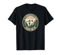 Si Cela implique Un Chien et la randonnée, comptez sur Moi | Vintage Hiking T-Shirt