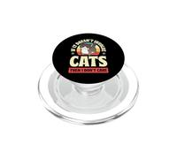 Si Cela n'implique Pas de Chats, Alors Je ne m'en Fous PopSockets PopGrip pour MagSafe