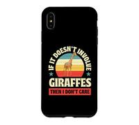 Si Cela n'implique Pas de girafes, Alors Je ne m'en Fous Coque pour iPhone XS Max