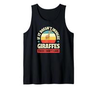 Si Cela n'implique Pas de girafes, Alors Je ne m'en Fous Débardeur