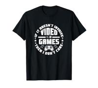 Si Cela n'implique Pas de Jeux vidéo, Je m'en fiche Funny T-Shirt