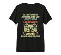 Si C'est Pas du Manga Jeux Video Cadeau Ado G onsole T-Shirt Haut de Gamme