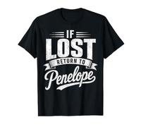 Si C'est Perdu, Return to Penelope Couples Funny Matching T-Shirt Graphique avec Valeur