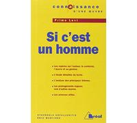 Si c'est un homme - Primo Lévi
