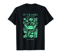 Si Crabby, Veuillez Retourner sur l'île de la Plage et des Planches de Surf T-Shirt