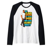 Si Dieu est avec Moi, Qui Peut être Contre Moi Black Father King Manche Raglan
