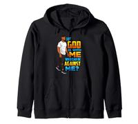 Si Dieu est avec Moi, Qui Peut être Contre Moi Black Father King Sweat à Capuche