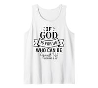 Si Dieu est pour Nous, Hommes et Femmes chrétiens, reconnaissants Débardeur