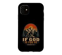 Si Dieu est pour Nous, Lion, Romains 8, 31, Christian Coque pour iPhone 11