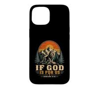 Si Dieu est pour Nous, Lion, Romains 8, 31, Christian Coque pour iPhone 15