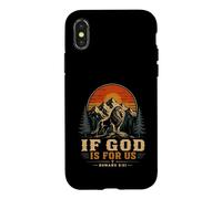 Si Dieu est pour Nous, Lion, Romains 8, 31, Christian Coque pour iPhone X/XS