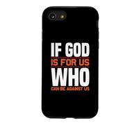 Si Dieu est pour Nous, Qui Peut être Contre Nous Chrétien Coque pour iPhone SE (2020) / 7/8