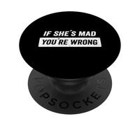 Si Elle est furieuse, tu Te trompes. PopSockets PopGrip Adhésif
