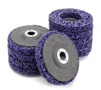 SI FANG CSD Lot de 5 disques de nettoyage grossiers de 125 mm pour meuleuse d'angle, grattoir à peinture, antirouille, pour métal, pierre, plastique, béton
