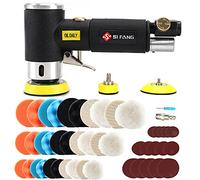 SI FANG 48Pcs mini ponceuse excentrique à air comprimé 25mm/50 mm/ 75mm Ponceuse Orbitale Air Sander 1"/ 2" / 3" pneumatique orbitale avec disque