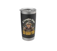 Si Gengis Khan So Khan vous Gobelet isotherme en acier inoxydable double paroi