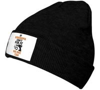 Si Grand-Père Ne Peut Pas Le Réparer, Nous Sommes Tous Foutus Femme Homme Bonnets Tricoté Bonnets De Ski Doux Bonnet À Revers Chaud Hiver Chapeaux pour Cyclisme Quotidien Course