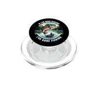 Si J'Ai disparu, Je suis Parti à la pêche PopSockets PopGrip pour MagSafe