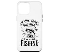 Si j'ai disparu, je suis parti à la pêche, profitez-en Coque pour iPhone 12 Pro Max