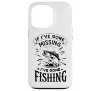 Si j'ai disparu, je suis parti à la pêche, profitez-en Coque pour iPhone 13 Pro