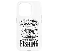 Si j'ai disparu, je suis parti à la pêche, profitez-en Coque pour iPhone 15 Pro