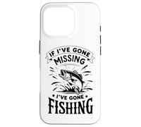 Si j'ai disparu, je suis parti à la pêche, profitez-en Coque pour iPhone 16 Pro