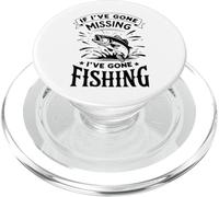 Si j'ai disparu, je suis parti à la pêche, profitez-en PopSockets PopGrip pour MagSafe