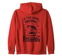 Si j'ai disparu, je suis parti à la pêche, profitez-en Sweat à Capuche