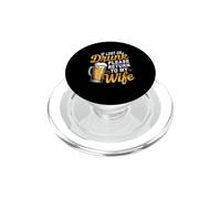 Si J'Ai Perdu ou si Je suis Ivre, retournez à Wife Couples Funny Drinking PopSockets PopGrip pour MagSafe