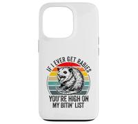 Si jamais j'attrape la Rage, tu seras en Haut de ma liste de morsures Coque pour iPhone 13 Pro