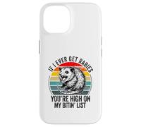 Si jamais j'attrape la Rage, tu seras en Haut de ma liste de morsures Coque pour iPhone 14
