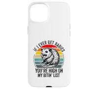 Si jamais j'attrape la Rage, tu seras en Haut de ma liste de morsures Coque pour iPhone 15 Plus
