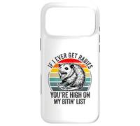 Si jamais j'attrape la Rage, tu seras en Haut de ma liste de morsures Coque pour iPhone 17 Pro Max