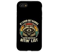 Si jamais j'attrape la Rage, tu seras en Haut de ma liste de morsures rétro Coque pour iPhone SE (2020) / 7/8