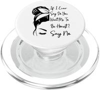 Si jamais Je Te dis « Veux-tu Que Je sois honnête » ? Dites « Non drôle » PopSockets PopGrip pour MagSafe