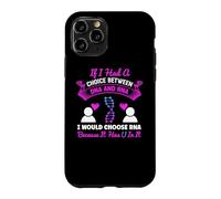 si J'avais Le Choix Entre l'ADN et l'ARN, Jeu de Mots Amusant sur la biologie Coque pour iPhone 11 Pro