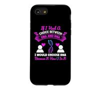 si J'avais Le Choix Entre l'ADN et l'ARN, Jeu de Mots Amusant sur la biologie Coque pour iPhone SE (2020) / 7/8