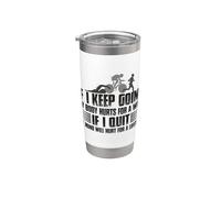 Si je continue, mon corps me fait mal pendant une semaine de triathlon Gobelet isotherme en acier inoxydable double paroi