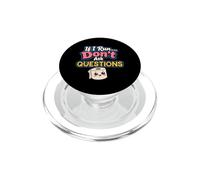 Si Je Cours, ne posez Pas de Questions PopSockets PopGrip pour MagSafe