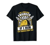 Si Je Cours, tu Devrais Courir trop. Ingénieur nu ire de l'énergie uranienne T-Shirt